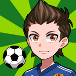 机でサッカー